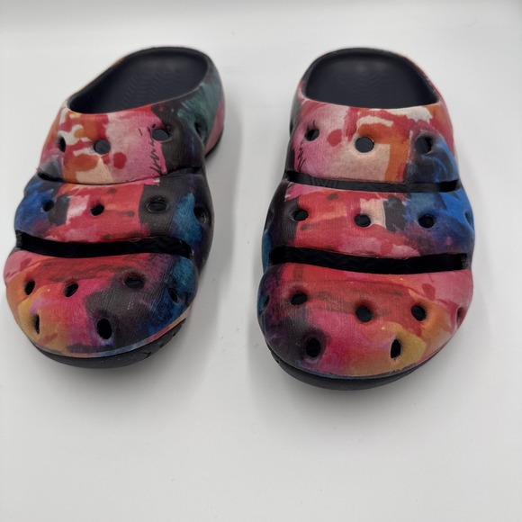 Keen Shoes - KEEN Women's Yogui Arts Garcia New York at Night Tie Dye Clogs Mules Size 6